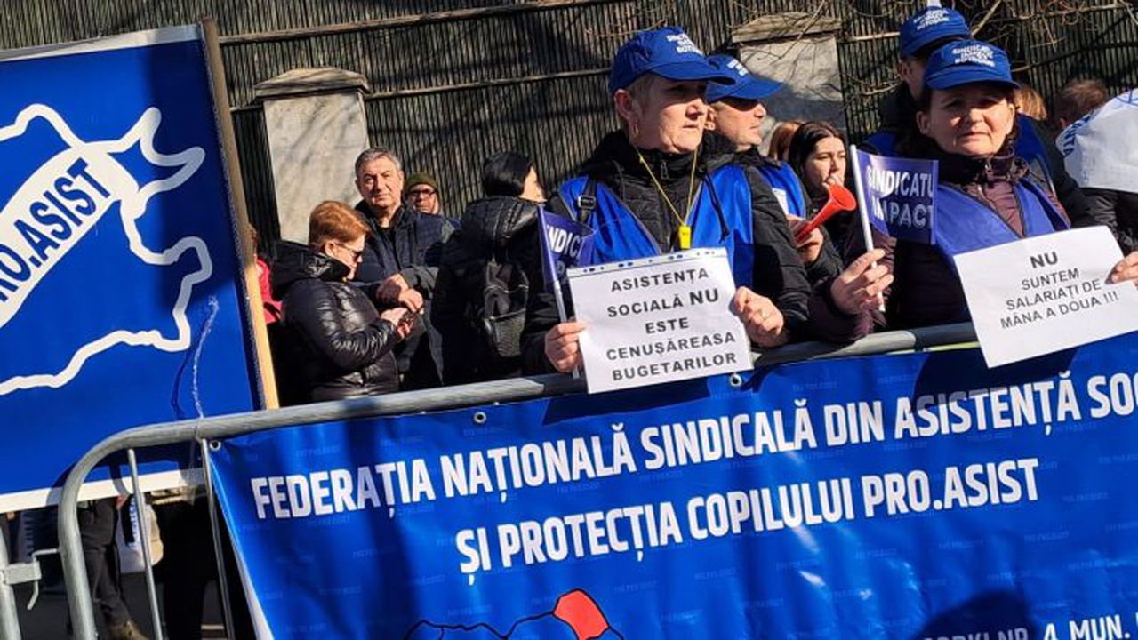 Protest asistenti sociali