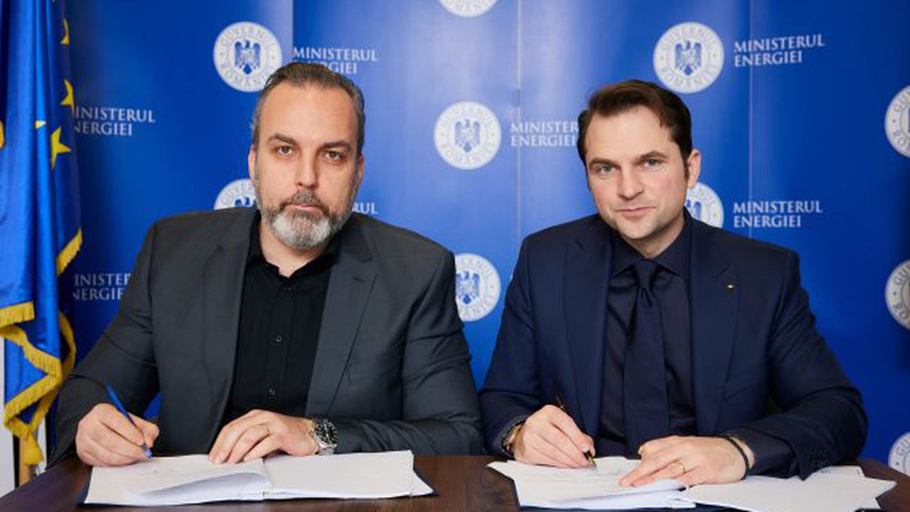 Semnare contract Retele Electrice & Ministerul Energiei - Mihai Peste & Sebastian Burduja 1