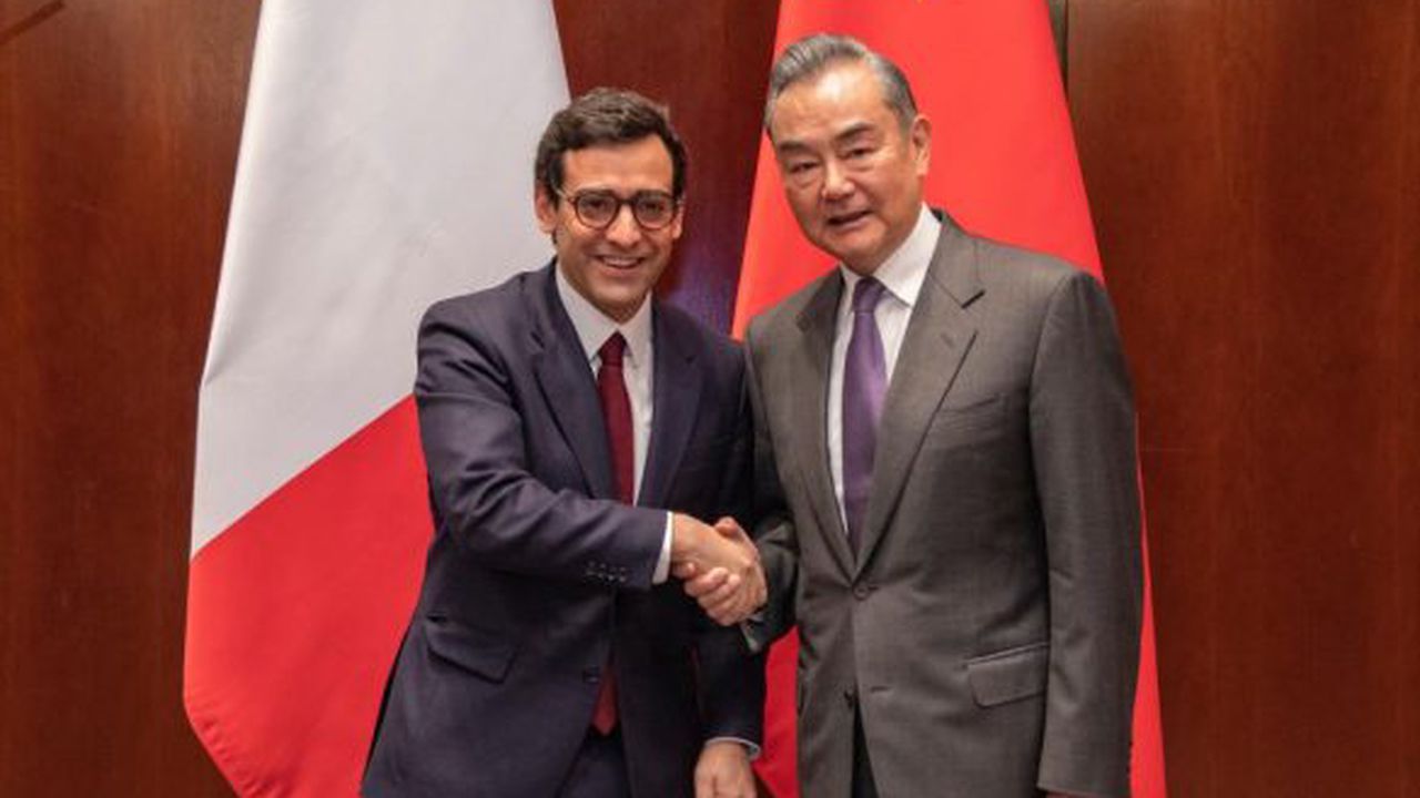 Stephane Sejourne și Wang Yi