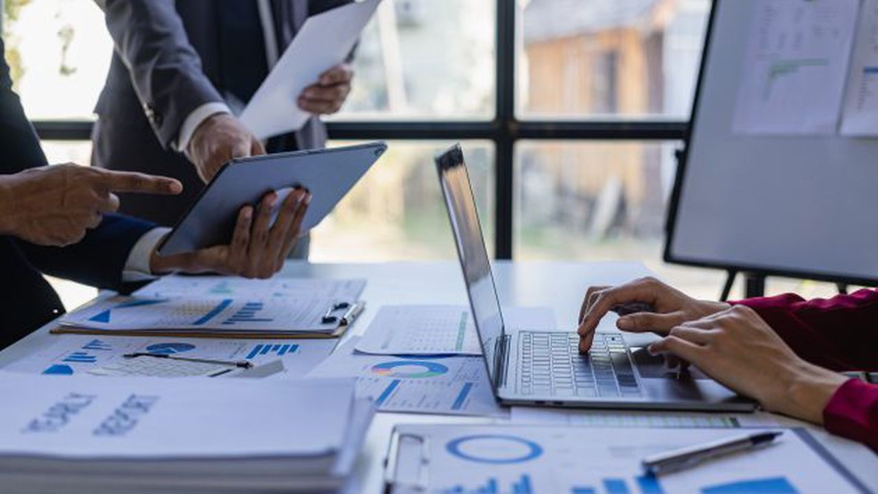 Company,Financial,Growth,And,Strategy,Meeting,At,Office,Excited,Colleagues