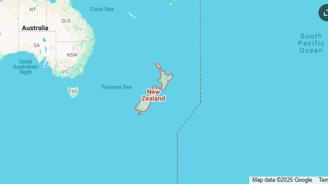 noua zeelanda google maps
