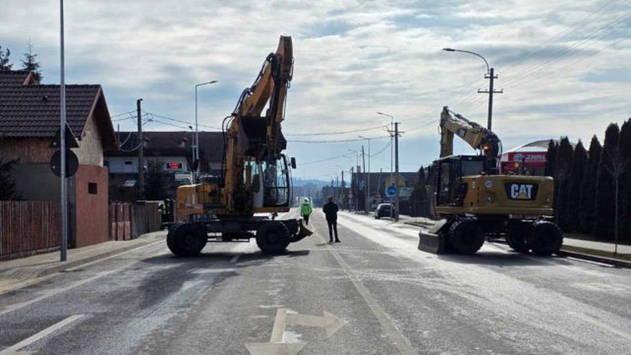 Strada reabilitată Miercurea Ciuc