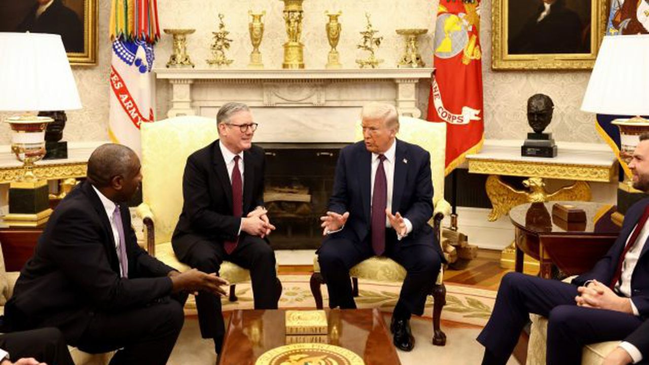 Keir Starmer si Trump