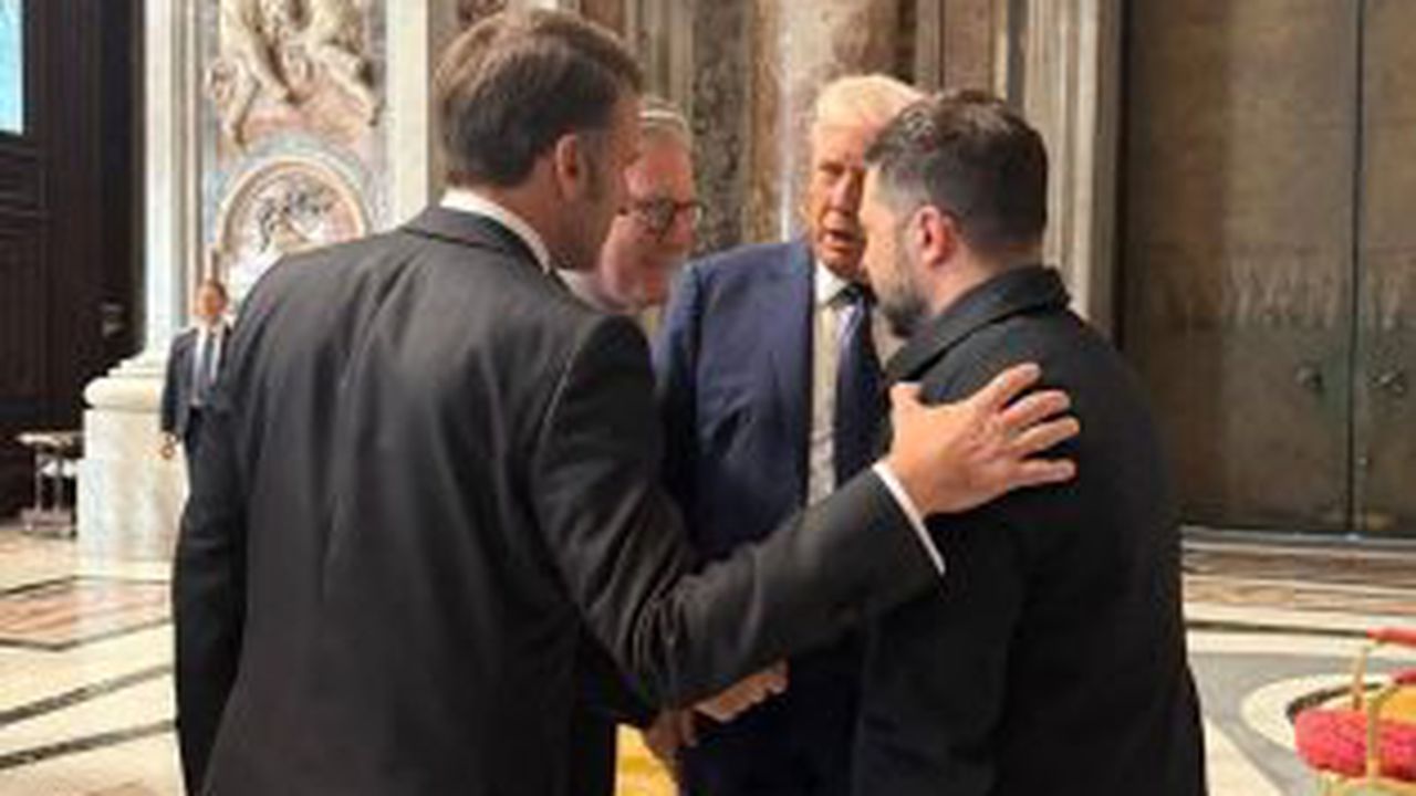 Macron, Trump, Zelensky și Starmer