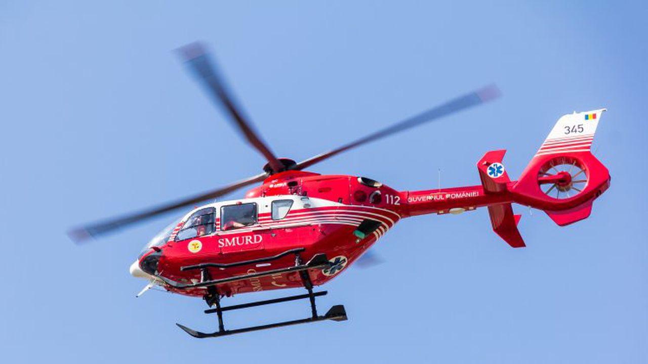 SMURD 345 - Airbus Helicopter EC 135 in Hateg, Romania