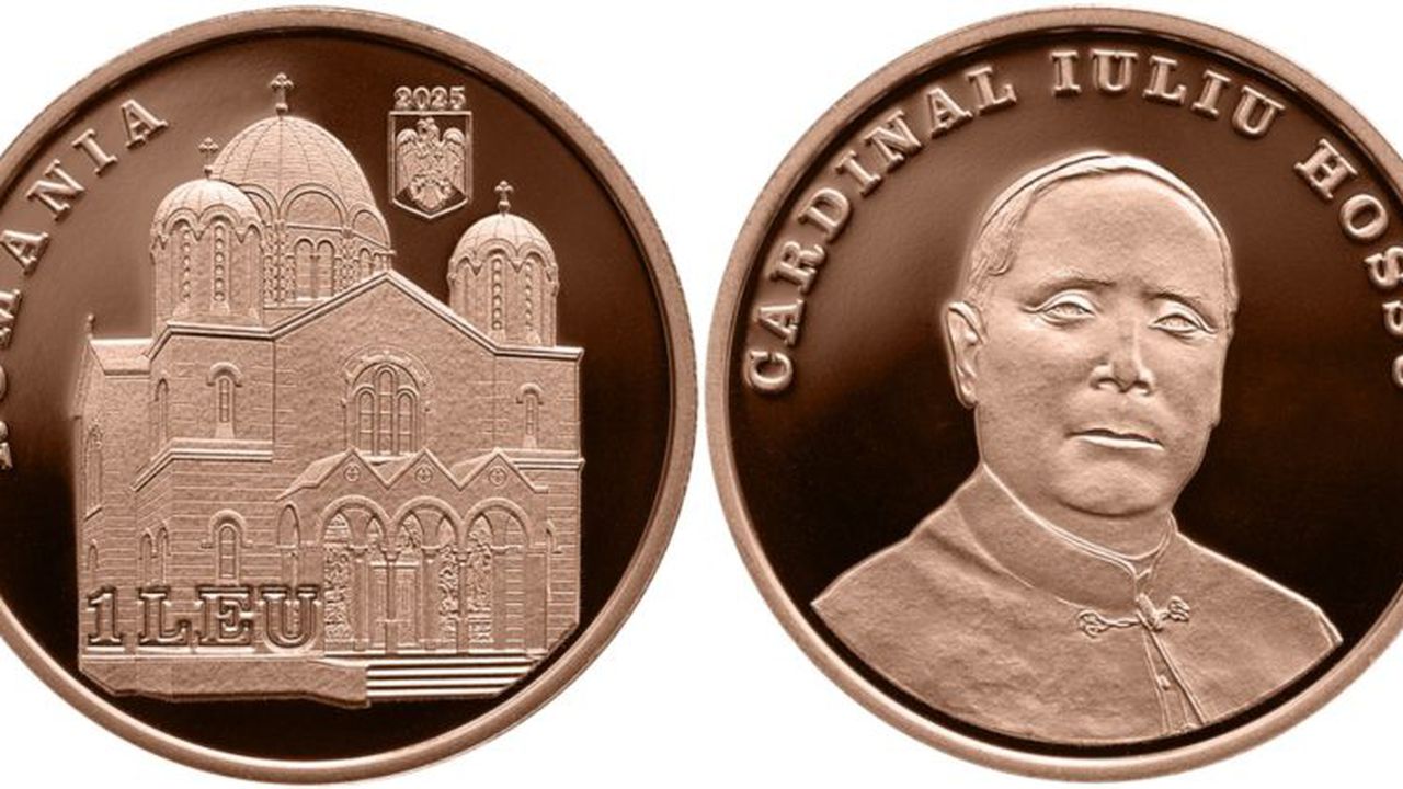 moneda 1 leu hossu 2025 765432