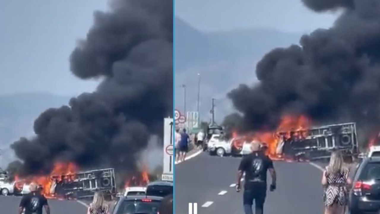 accident grecia tir autostrada