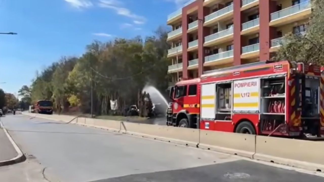 incendiu hotel voluntari