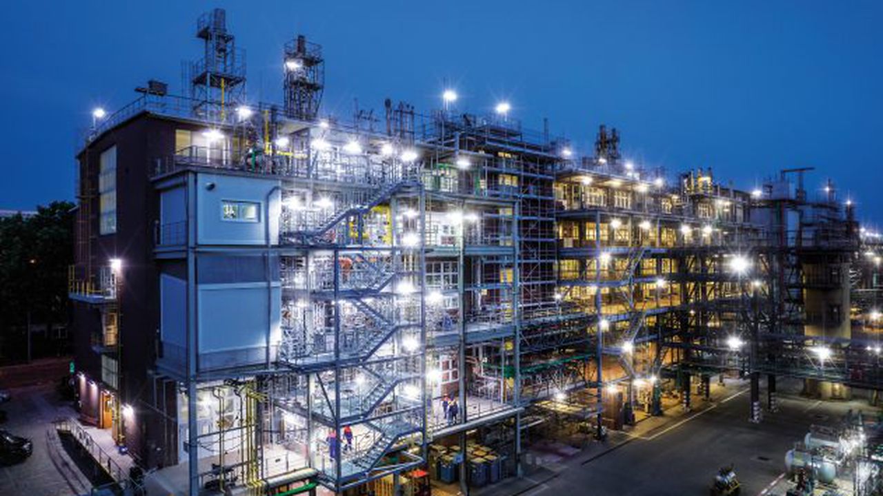 Die Methanpyrolyse-Testanlage am Standort Ludwigshafen / The methane pyrolysis test facility at Ludwigshafen site