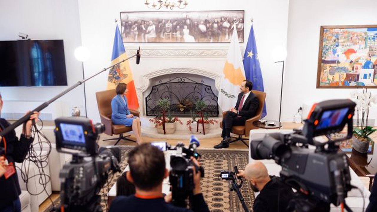 Nikos Christodoulides și Maia Sandu