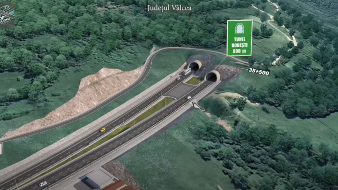 a1 tunel robesti 900m