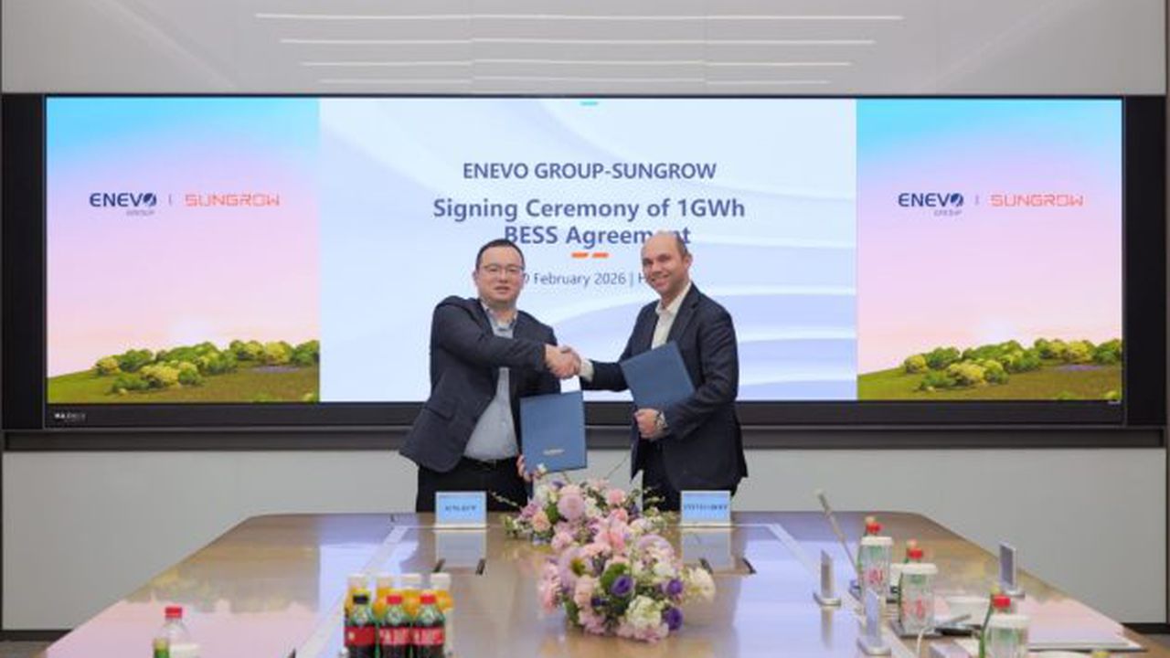 Enevo Sungrow Signig Ceremony