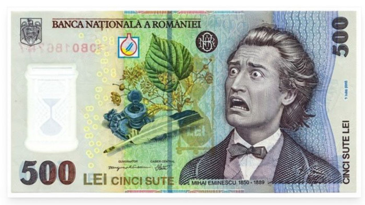500 lei eminescu speriat 53465
