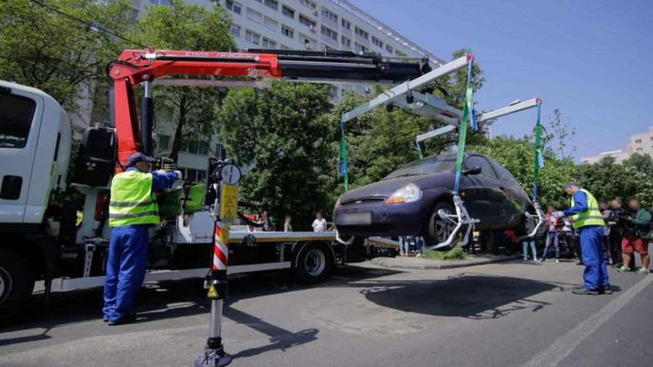 masini ridicate Bucuresti