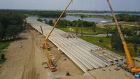 VIDEO Autostrada Bucureștiului A0: UMB, la o nouă demonstrație de forță pe cel mai dificil lot pe care vrea să îl termine în toamnă