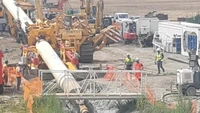 Conducta Tuzla-Podișor, prin care gazele din Marea Neagră vor intra în rețea, a traversat Dunărea