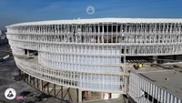 VIDEO „Colosseumul” României: Cum arată lucrările la cea mai mare sală polivalentă din țară, construită la Brașov