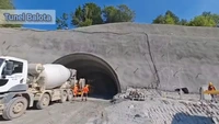 VIDEO Autostrada A1 Sibiu – Pitești: Turcii de la Mapa – Cengiz au început lucrările la al treilea tunel din secțiunea 2