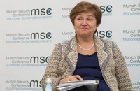 Șefa FMI Kristalina Georgieva spune că economia mondială evolează peste așteptări, dar că riscurile rămân persistente