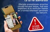 DNSC avertizează cu privire la o schemă realizată pentru colectarea datele personale şi bancare folosind imaginea brandului Notino