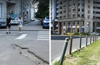 VIDEO Înainte și după: Cum arată un bulevard refăcut din centrul Capitalei, fără mașini pe trotuare