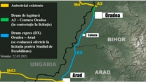 Drum Expres Arad – Oradea: CNAIR solicită emiterea acordului de mediu