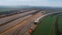Autostrada Buzău – Focșani: UMB a mobilizat peste 800 de muncitori pe tronsonul 1, realizat 12%