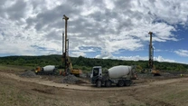 Autostrada Lugoj – Deva: UMB execută lucrări de fundare pe tronsonul Margina – Holdea