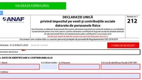 Declarația unicã se depune pânã la data de 26 mai, inclusiv