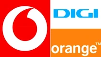 Veniturile operatorilor telecom, în scădere în 2024 la sub 1% din PIB. Cum și-au împărțit piața Orange, Digi și Vodafone