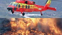 UPDATE – Incendiu uriaş în România. ISU a ridicat elicopterul Black Hawk, 24 de hectare ard, 150 de pompieri intervin