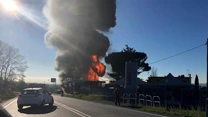 O benzinărie a explodat în Roma – VIDEO