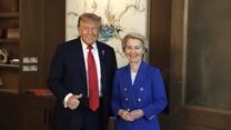 Ursula von der Leyen se va întâlni duminică în Scoția cu Donald Trump, pentru a discuta despre taxe vamale și un acord comercial nou