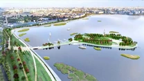 VIDEO Insula Lacul Morii: Lucrările de amenajare, realizate 70%. Când va fi gata noua oază de verdeață din Capitală