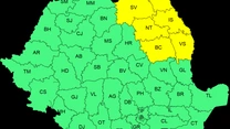 ANM: Cod portocaliu de averse torenţiale în regiunile montane şi nordul Moldovei, până duminică seara