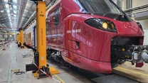 FOTO Trenul Alstom 10, fabricat pentru România, predat CFR Călători