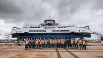 Al zecelea feribot din clasa Island, pentru BC Ferries, a flost lansat la apă de Damen Galați