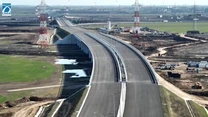 VIDEO Autostrada Bucureștiului A0: Umbrărescu se apropie de finalizarea lotului 4 Pantelimon – Glina, ajuns la 95%