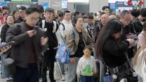 Căile ferate chineze au înregistrat un record de pasageri de 1 mai