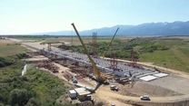 VIDEO Autostrada A13 Sibiu – Făgăraș. Ce progese înregistrează turcii de la Makyol pe tronsoanele 3 și 4