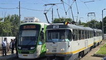 Moment simbolic: ultimele drumuri cu tramvaiele Tatra prin București FOTO