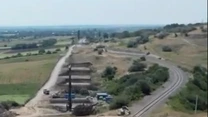 Calea ferată București – Giurgiu: Lucrările de modernizare au ajuns la 12% în iulie