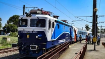 FOTO Ultima locomotivă electrică modernizată la Brașov prin PNRR este gata de drum