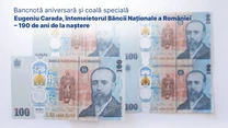 Apare o nouă bancnotă de 100 de lei. Anunțul de la BNR