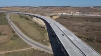 VIDEO Autostrada Transilvania: Începe montarea hidroizolației pe cel mai lung viaduct