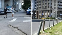 VIDEO Înainte și după: Cum arată un bulevard refăcut din centrul Capitalei, fără mașini pe trotuare