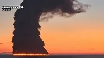 Rusia – Incendiu uriaş pe un petrolier în largul oraşului Soci, după un atac cu drone ucrainene (VIDEO)
