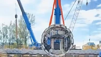 VIDEO Metroul de Otopeni: „Cârtițele” care vor săpa secțiunea nordică, transportate către viitoarea stație Bruxelles