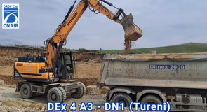 Drum Expres Turda – Tureni: Asocierea condusă de Dimex 2000 a realizat un sfert din lucrări