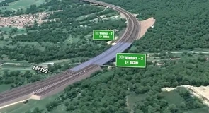 VIDEO Autostrada A1 Sibiu – Pitești: Turcii de la Mapa – Cengiz au realizat 41% din lucrările la viaductul Boița. Cum va arăta la final